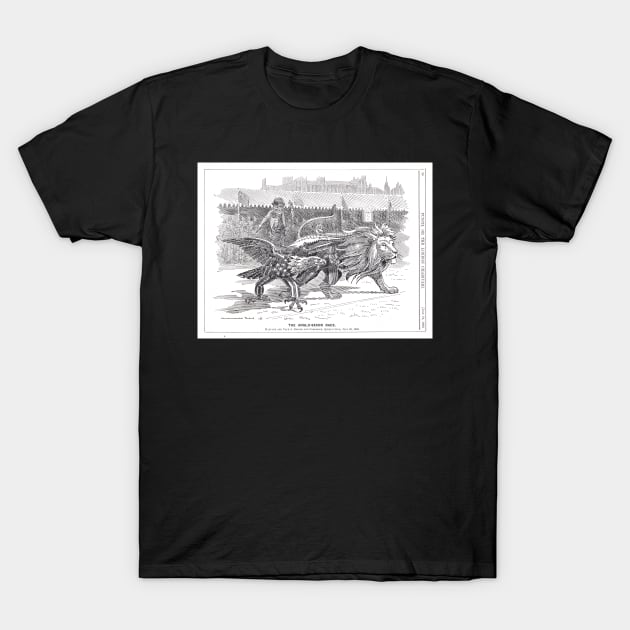 Oxford and Cambridge v Harvard and Yale, Athletics meeting at Queen's club, 22 July 1899 T-Shirt by artfromthepast